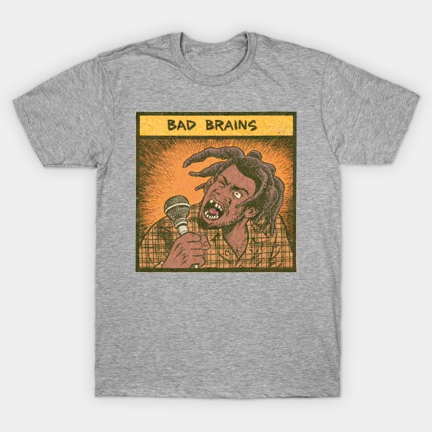 BAD BRAINS LETS ROCK T-Shirt by OSCAR BANKS ART